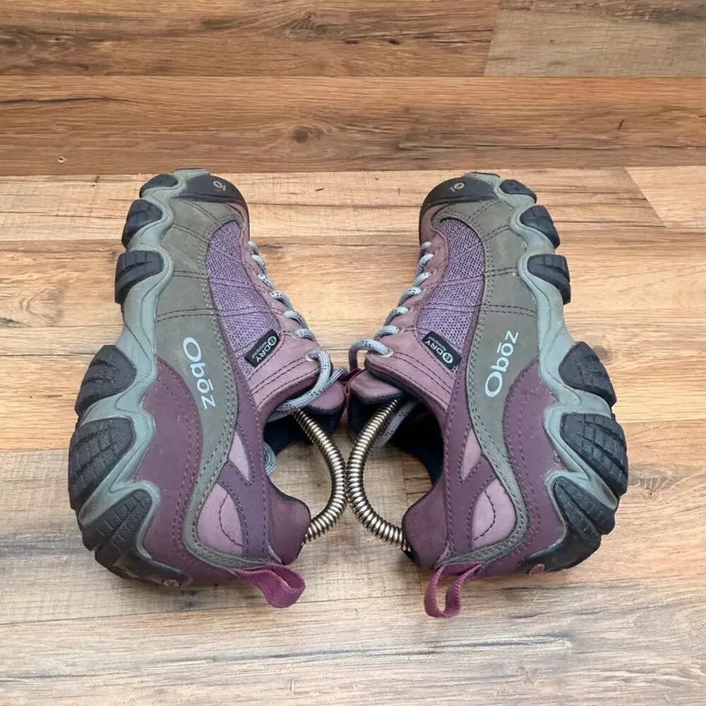 Oboz Women's size 8.5 Firebrand II Low Lilac Hiking Shoes